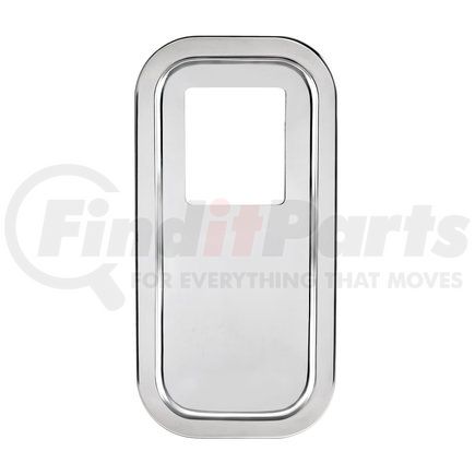 United Pacific 21731B Transmission Shift Lever Plate Base Cover - Bulk, Stainless Steel, for Peterbilt Extended Hood