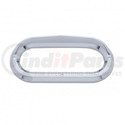 United Pacific 10489B Clearance Light Bezel - Oval, with Visor