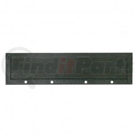 United Pacific 10611 Mud Flap - 24" X 6", Top, for Top Quarter Fender, with 5-1/16" Hole Spacing