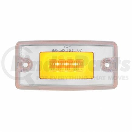 United Pacific 36633 Truck Cab Light - 11 LED Freightliner "Glo", Amber LED/Clear Lens