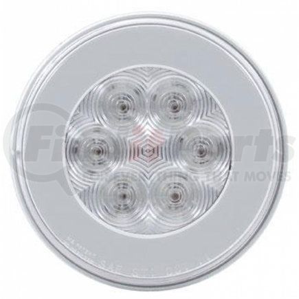 UNITED PACIFIC 37135 - turn signal light - 21 led 4" "glo" turn signal light - amber led/clear lens | 21 led 4" glolight (turn signal) - amber led/clear lens
