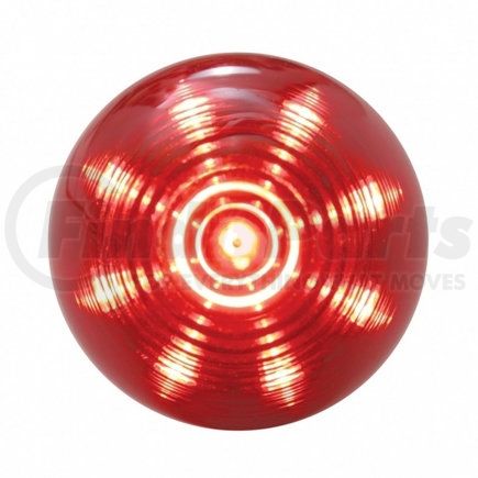 United Pacific 38169B Clearance/Marker Light - Red LED/Red Lens, Beehive Design, 2", 9 LED