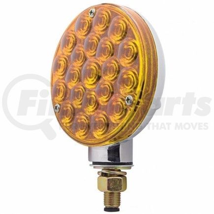 UNITED PACIFIC 38104 - turn signal light - 21 led single face turn signal light - amber led/amber lens | 21 led single face turn signal light - amber led/amber lens