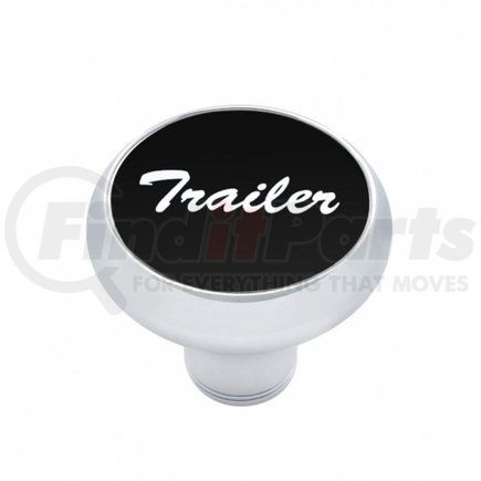 United Pacific 23424 Air Brake Valve Control Knob - "Trailer" Deluxe, Black Aluminum Sticker