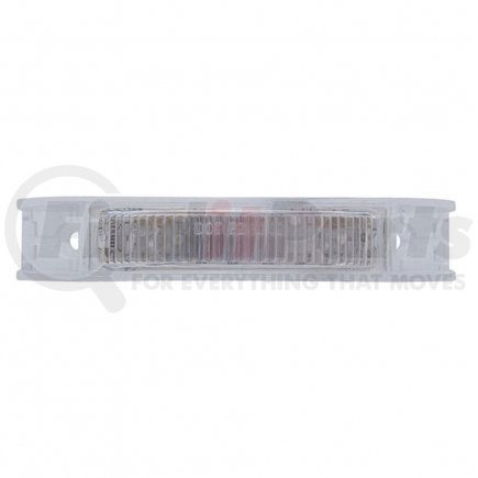 United Pacific 38156 Clearance/Marker Light, Amber LED/Clear Lens, Rectangle Design, 7 LED