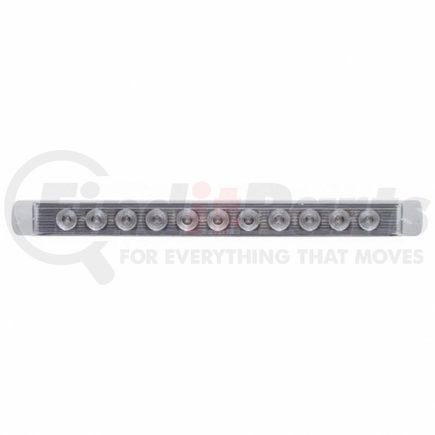 United Pacific 38470B Brake / Tail / Turn Signal Light - Bulk, 17" Light Bar Only, 11 LED, Red LED/Clear Lens