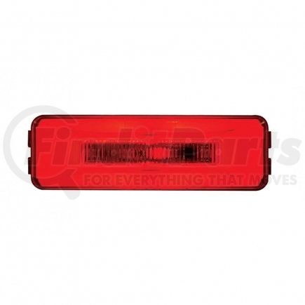 United Pacific 36993 Clearance/Marker Light - "Glo" Light, Red LED/Red Lens, Rectangle Design, 10 LED