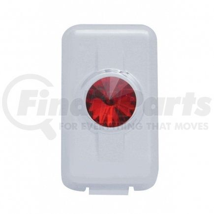 United Pacific 41607 Dash Switch Cover - Switch Plug Cover, with Red Diamond, for Volvo