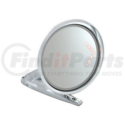 United Pacific 110176 Door Mirror - Exterior, with Convex Glass and LED Turn Signal, for 1964.5-1966 Ford Mustang