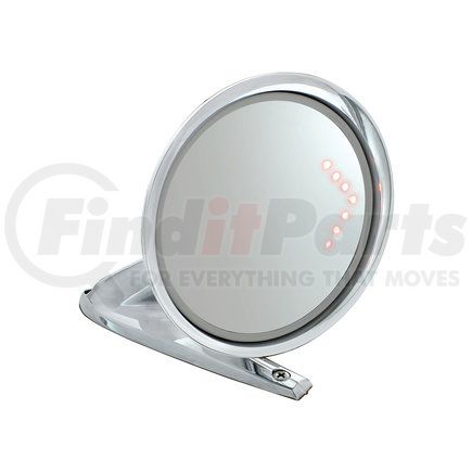UNITED PACIFIC 110176 - door mirror - exterior mirror with convex glass and led turn signal for 1964.5-66 ford mustang | exterior mirror with convex glass and led turn signal for 1964.5-66 ford mustang