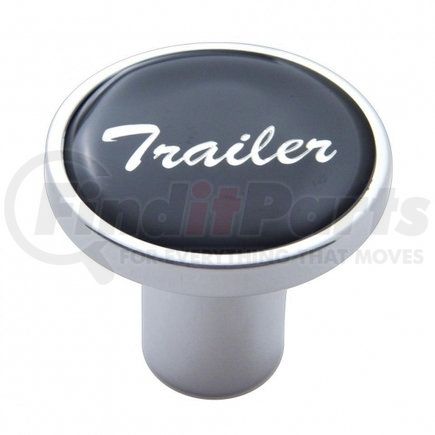 UNITED PACIFIC 23229 - air brake valve control knob - "trailer", black glossy sticker | "trailer" air valve knob - black glossy sticker