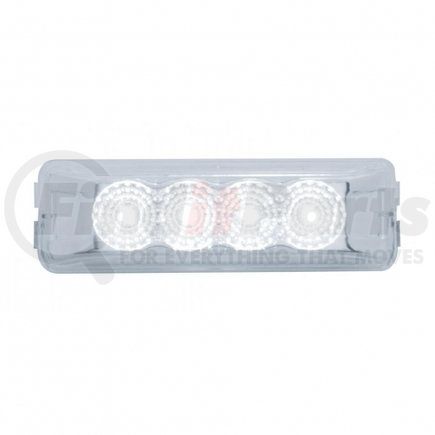 United Pacific 39938 Auxiliary Light - 4 LED Reflector Auxiliary/Utility Light, White LED/Clear Lens