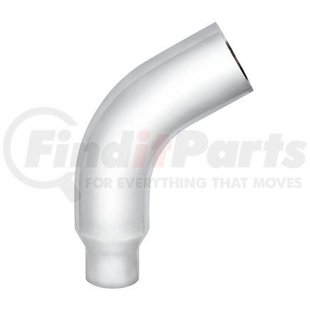 United Pacific PB379-E58-75 Exhaust Elbow - Expanded, Chrome, 58 Degree, for Peterbilt 379 - 7" OD To 5" OD