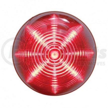 United Pacific 38179 Clearance/Marker Light - Red LED/Red Lens, Beehive Design, 2.5", 13 LED