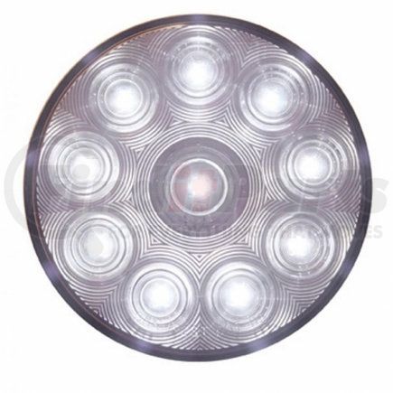 United Pacific 38828B Auxiliary/Utility Light - 10 LED, 4", White LED/Clear Lens