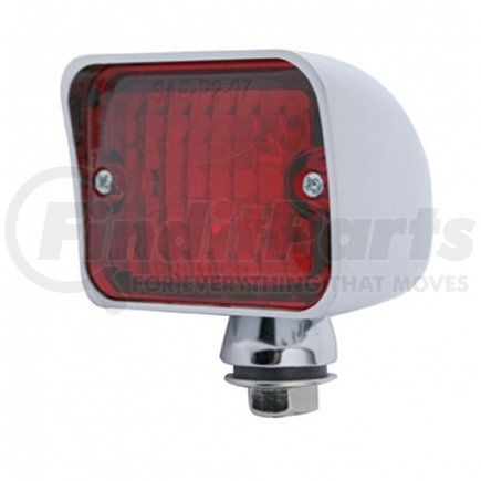 United Pacific 39197 Auxiliary Light - 6 LED, Large, with Chrome Housing, Red LED/Lens