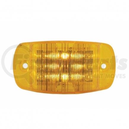 United Pacific 39904B Clearance/Marker Light, Amber LED/Amber Lens, Rectangle Design, 14 LED