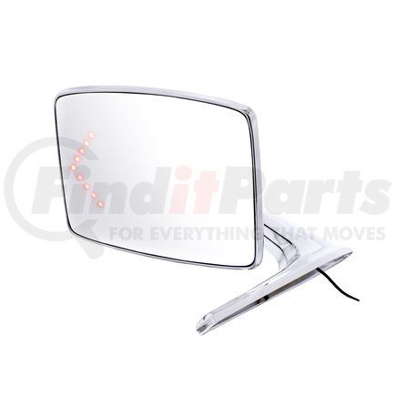 United Pacific 110736 Door Mirror - Exterior, Chrome, with LED Turn Signal, for 1966-1977 Ford Bronco and 1967-79 Truck