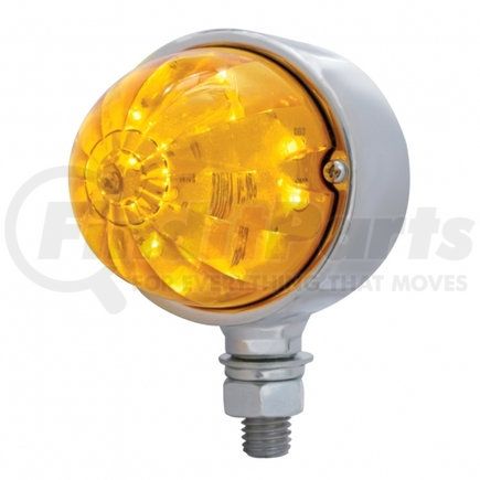 United Pacific 39488 Auxiliary Light - "Watermelon" Single Face, 17 LED, Amber LED/Amber Lens