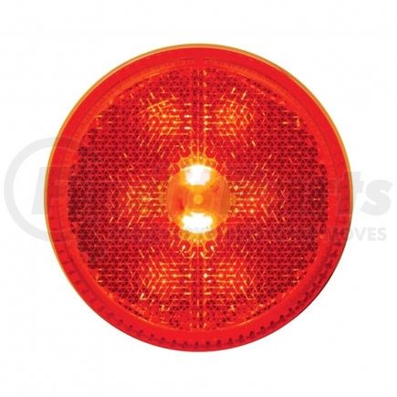 United Pacific 38456B Clearance/Marker Light - Red LED/Red Lens, 2.5", with Reflector, 8 LED