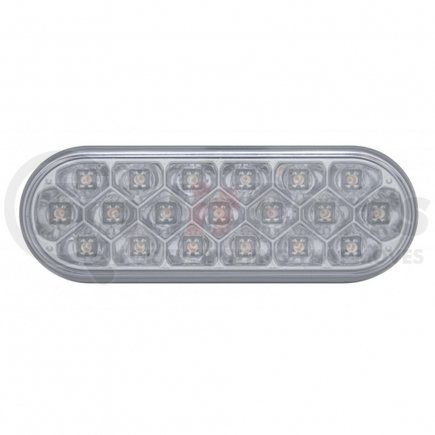 United Pacific 39706 Turn Signal Light - 19 LED 6" Oval Reflector, Amber LED/Clear Lens