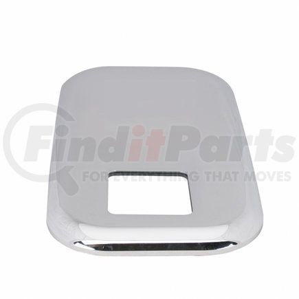 UNITED PACIFIC 41753B - transmission shift lever plate base cover - chrome shift plate cover for peterbilt trucks - fits oem s22-6041m01-268 | chrome shift plate cover for peterbilt trucks - fits oem s22-6041m01-268