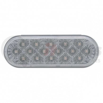 United Pacific 39342 Turn Signal Light - 16 LED Oval Reflector, Amber LED/Clear Lens