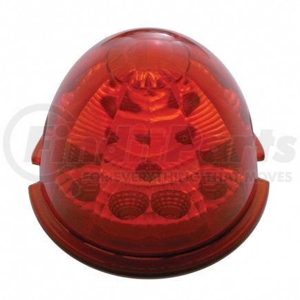 UNITED PACIFIC 39350B - truck cab light - (bulk), 17 led reflector watermelon cab light - red led/red lens