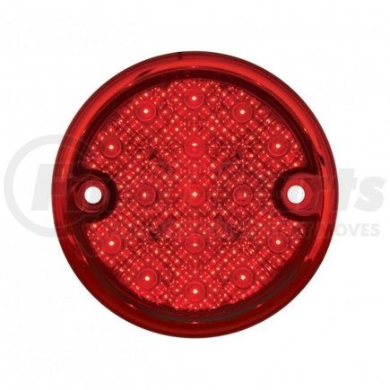 United Pacific 39468B Marker Light - Bulk, 3" Round, 15 LED, Reflector, for Double Face Light Housing, Red LED/Lens