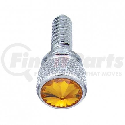 United Pacific 23808 Dash Panel Screw - with Amber Diamond, for Peterbilt