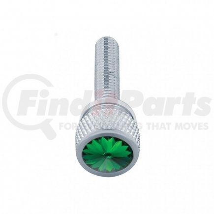 United Pacific 23817 Dash Panel Screw - Dash Screw, Long, with Green Diamond, for Kenworth
