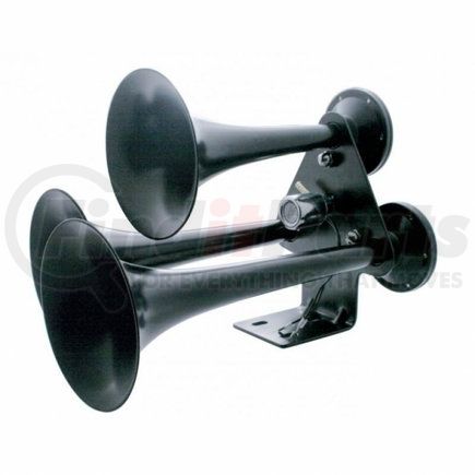 UNITED PACIFIC 46127 - horn - black 3 trumpet train horn | black 3 trumpets train horn