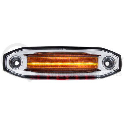 United Pacific 39301 Clearance/Marker Light - Amber and Red LED/Clear Lens, 6 LED, Red Side Ditch Light