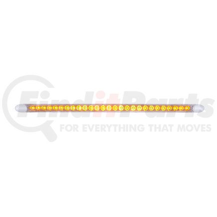 United Pacific 37599B Auxiliary Light Bar - Amber LED, Clear Lens, 27 High Power LED Light Bar