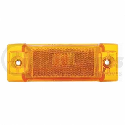 United Pacific 36081 Clearance/Marker Light - Incandescent, Amber Lens, Rectangle Design, with Reflex Lens, 1 Bulb