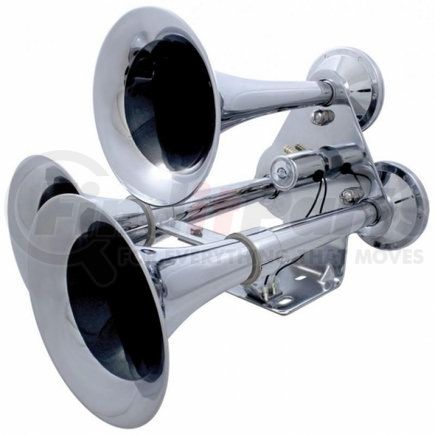UNITED PACIFIC 46150 - horn - 3 trumpet train horn with support bracket | 3 trumpets air powered train horn with support bracket