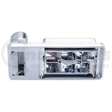 UNITED PACIFIC 41137 - dashboard air vent - a/c vent for 2001 & older kenworth - driver | chrome plastic a/c vent for 2001 & older kenworth - driver