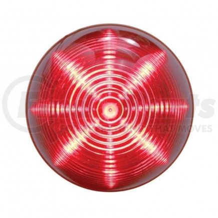 UNITED PACIFIC 38179B Clearance/Marker Light - Red LED/Red Lens, Beehive Design, 2.5", 13 LED