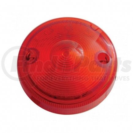 United Pacific 39429B Marker Light - Single Face, LED, Dual Function, without Housing, 15 LED, Red Lens/Red LED, 3" Lens, Round Design