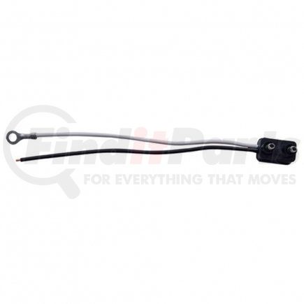 UNITED PACIFIC 34210 - marker light wiring harness - 2 wire pigtail with 2 prong plug - 12" lead (bulk) | 2 wire pigtail with 2 prong plug - 12" lead (bulk)