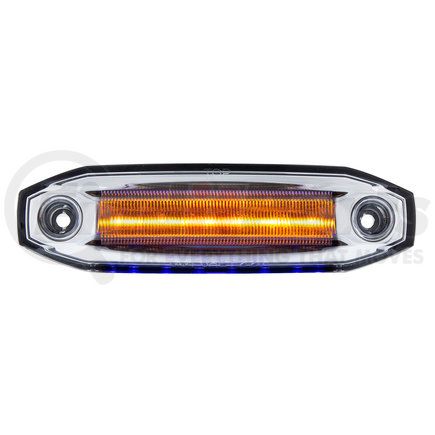 United Pacific 39300 Clearance/Marker Light - Amber and Blue LED/Clear Lens, 6 LED