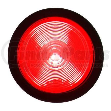 United Pacific 31109RK Brake/Tail/Turn Signal Light - 4" Stop, Turn and Tail Light Kit, Red Lens