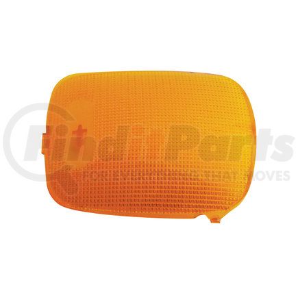 United Pacific 37050 Dome Light Lens - Rectangular, for 2006+ Peterbilt, Amber