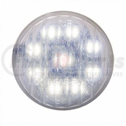 United Pacific 38030B Auxiliary/Utility Light - 9 LED, 2", White LED/Clear Lens