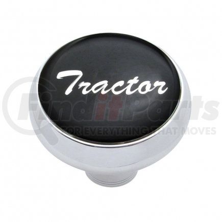 United Pacific 23400 Air Brake Valve Control Knob - "Tractor" Deluxe, Black Glossy Sticker