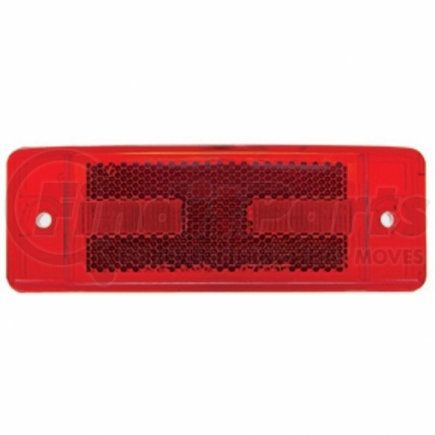 United Pacific 38254 Clearance/Marker Light - Red LED/Red Lens, Rectangle Design, with Reflex Lens, 16 LED