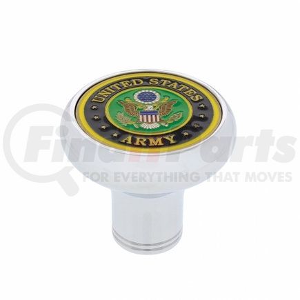 United Pacific 22961 Air Brake Valve Control Knob - Deluxe Military Medallion Air Valve Knobs - Army