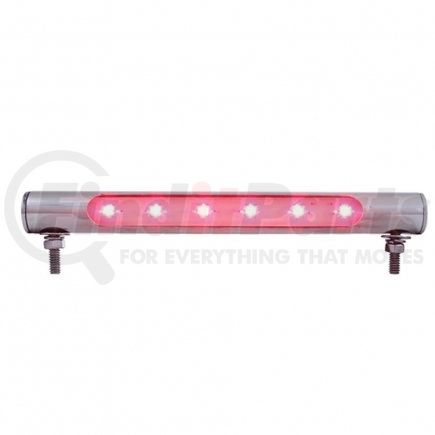 UNITED PACIFIC 37588 Tube Light - 6 LED, Stainless Steel, Red LED/Clear Lens