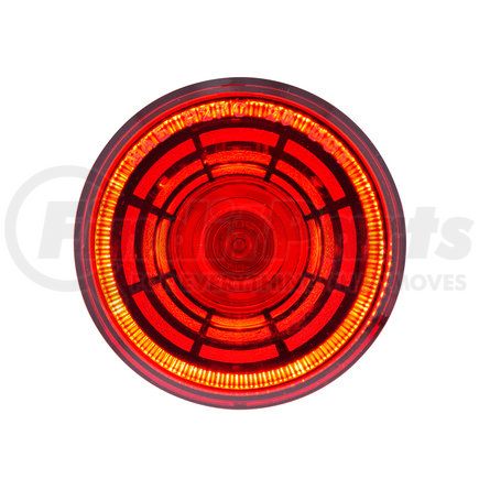 United Pacific 36575 Clearance/Marker Light - 4 LED, 2" Round, Abyss Lens Design, with Plastic Housing, Red LED/Red Lens