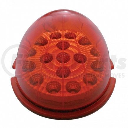 UNITED PACIFIC 39321 - truck cab light - 17 led dual function reflector cab light - red led/red lens | 17 led dual function reflector cab light - red led/red lens